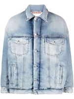 Acne Studios veste boutonnée en jean - Bleu