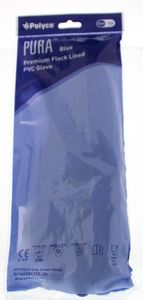Pura Handschoen latexvrij blauw 10/XL (1 Paar)