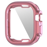 Enkay Apple Watch Ultra/Ultra 2 TPU Hoesje met Schermbeschermer - 49mm - Roze