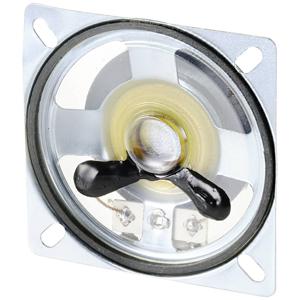 TRU COMPONENTS Mini-luidspreker 6.6 cm 5 W 8 Ω 92 dB Kunststof membraan, Transparant membraan