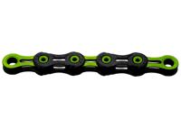 KMC ketting "dlc10" chain dlc10 116 links black/green