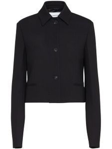 Ferragamo veste crop à simple boutonnage - Noir