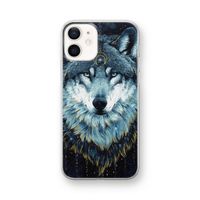 Darkness Wolf: iPhone 12 mini Transparant Hoesje