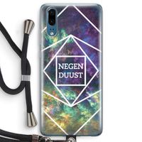 Negenduust ruimte: Huawei P20 Transparant Hoesje met koord