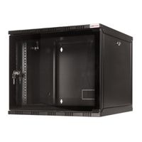 LogiLink 19 WALLMOUNT SOHO BOX 15U 540*550, BLACK, FLATPACK 19inch-wandkast (b x h x d) 540 x 723 x 550 mm 15 HE Zwart (RAL 9005) - thumbnail