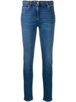 Valentino Garavani jean skinny à taille tressée - Bleu