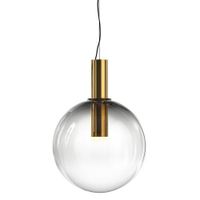 Bomma Phenomena Hanglamp - Large Ball - Rook grijs - goud