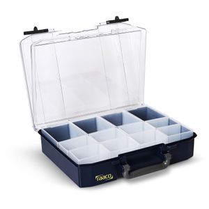 raaco CarryLite 80 4x8-0/DL Blauw Polycarbonaat (PC), Polypropyleen (PP)