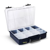 raaco CarryLite 80 4x8-0/DL Blauw Polycarbonaat (PC), Polypropyleen (PP) - thumbnail