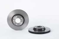 Remschijf COATED DISC LINE BREMBO, Remschijftype: Binnen geventileerd, u.a. für Opel, Vauxhall