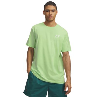 Under Armour Left Chest Logo T-Shirt Lichtgroen Wit