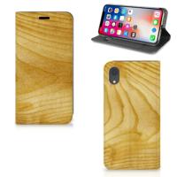 Apple iPhone Xr Book | Wallet Case | Licht Hout