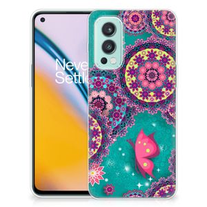 OnePlus Nord 2 5G Hoesje maken Cirkels en Vlinders