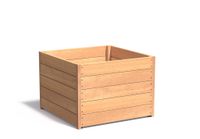 Hardhouten plantenbak CARREZ 100x100x71cm.