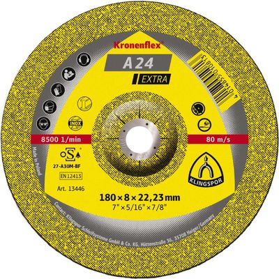 Afbraamschijf 125x6.0x22.2mm tbv staal