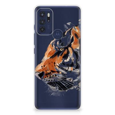 Smartphone hoesje Motorola Moto G60s Watercolor Tiger