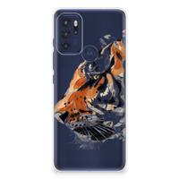 Smartphone hoesje Motorola Moto G60s Watercolor Tiger