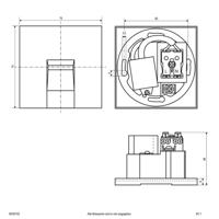 EVN W240102 W240102 LED-wandinbouwlamp LED Wit