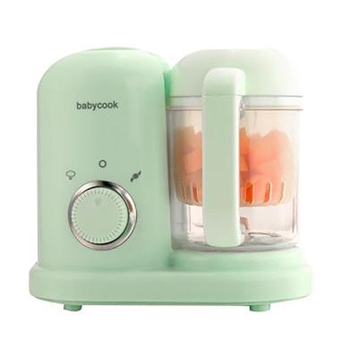 Multifunctionele Baby Food Cooking Maker Steamer Meng molen voedsel supplementaire machine (groen)