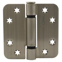 Ivana Top 140 knopscharnier - 89x89x3mm - afgerond - RVS