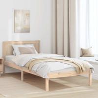 Bedframe Bruin 90 x 190 cm Massief grenenhout