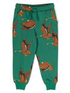 Mini Rodini pantalon de jogging à imprimé canard - Vert