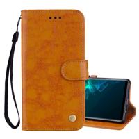 Business stijl olie Wax textuur horizontale Flip leergeval met houder & kaartsleuven & portemonnee voor Galaxy Note9 (bruin)
