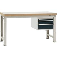 Manuflex WP5414.7016 Werkbank (b x d) 1500 mm x 700 mm Antraciet - thumbnail