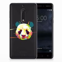 Nokia 5 Telefoonhoesje met Naam Panda Color - thumbnail