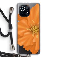 Orange Ellila flower: Xiaomi Mi 11 Transparant Hoesje met koord