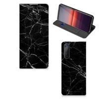 Sony Xperia 5 II | Standcase | Marmer Zwart - Origineel Cadeau Vader