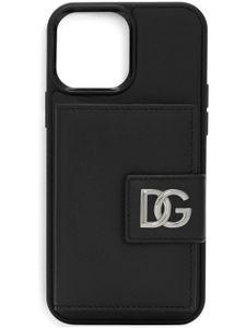 Dolce & Gabbana coque d'iPhone 13 Pro Max à logo DG - Noir