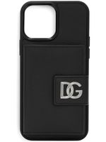 Dolce & Gabbana coque d'iPhone 13 Pro Max à logo DG - Noir - thumbnail