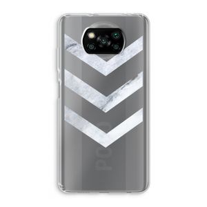 Marmeren pijlen: Xiaomi Poco X3 NFC Transparant Hoesje