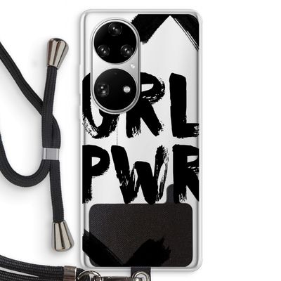 Girl Power #2: Huawei P50 Pro Transparant Hoesje met koord