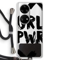 Girl Power #2: Huawei P50 Pro Transparant Hoesje met koord