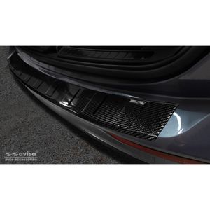 Echt 3D Carbon Bumper beschermer passend voor Volvo V60 2018-'Ribs' AV249239