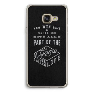 Life: Samsung Galaxy A3 (2016) Transparant Hoesje