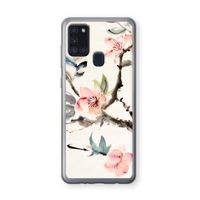 Japanse bloemen: Samsung Galaxy A21s Transparant Hoesje