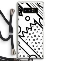 Pop Art #4: Samsung Galaxy Note 8 Transparant Hoesje met koord
