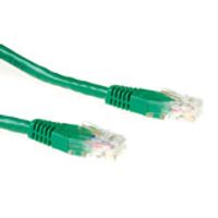 ACT Groene 20 meter U/UTP CAT6A patchkabel snagless met RJ45 connectoren