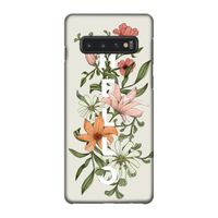Hello bloemen: Samsung Galaxy S10 4G Volledig Geprint Hoesje