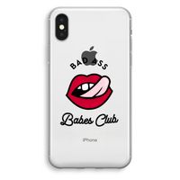 Badass Babes Club: iPhone XS Transparant Hoesje
