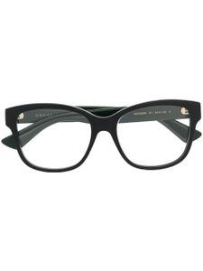 Gucci Eyewear lunettes de vue à monture carrée - Noir