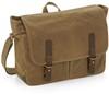 Quadra QD653 Heritage Waxed Canvas Messenger - Desert Sand - 34 x 26 x 12 cm