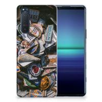 Sony Xperia 5II | Siliconen hoesje | met foto Badges