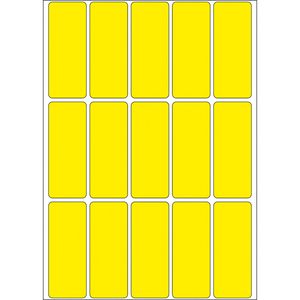 HERMA Universele etiketten 20x50mm geel voor handmatige opschriften 480 St.