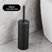 SteelClean Luxe Toiletborstel met Wandhouder - Zwart RVS Design SteelClean Luxe Toiletborstel met Wandhouder - Zwart RVS Design