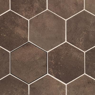 Wandtegel Magnetism Hexagon Corten 13.9x16 cm Stardos
