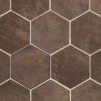 Wandtegel Magnetism Hexagon Corten 13.9x16 cm Stardos